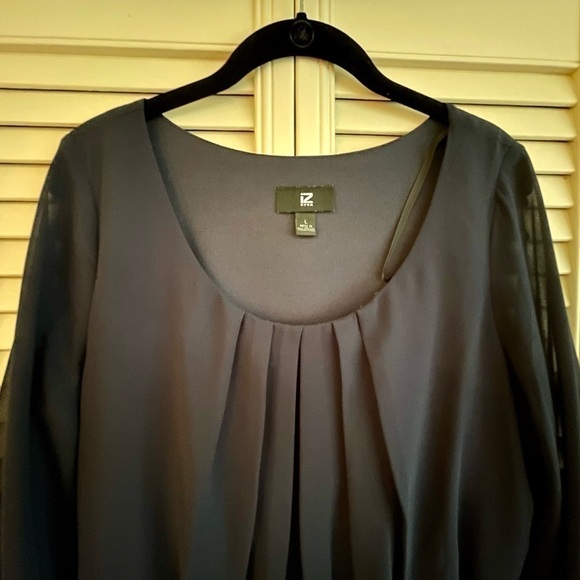 iZ BYER, WOMENS NAVY BLUE DRESS. SIZE L. - Picture 3 of 5